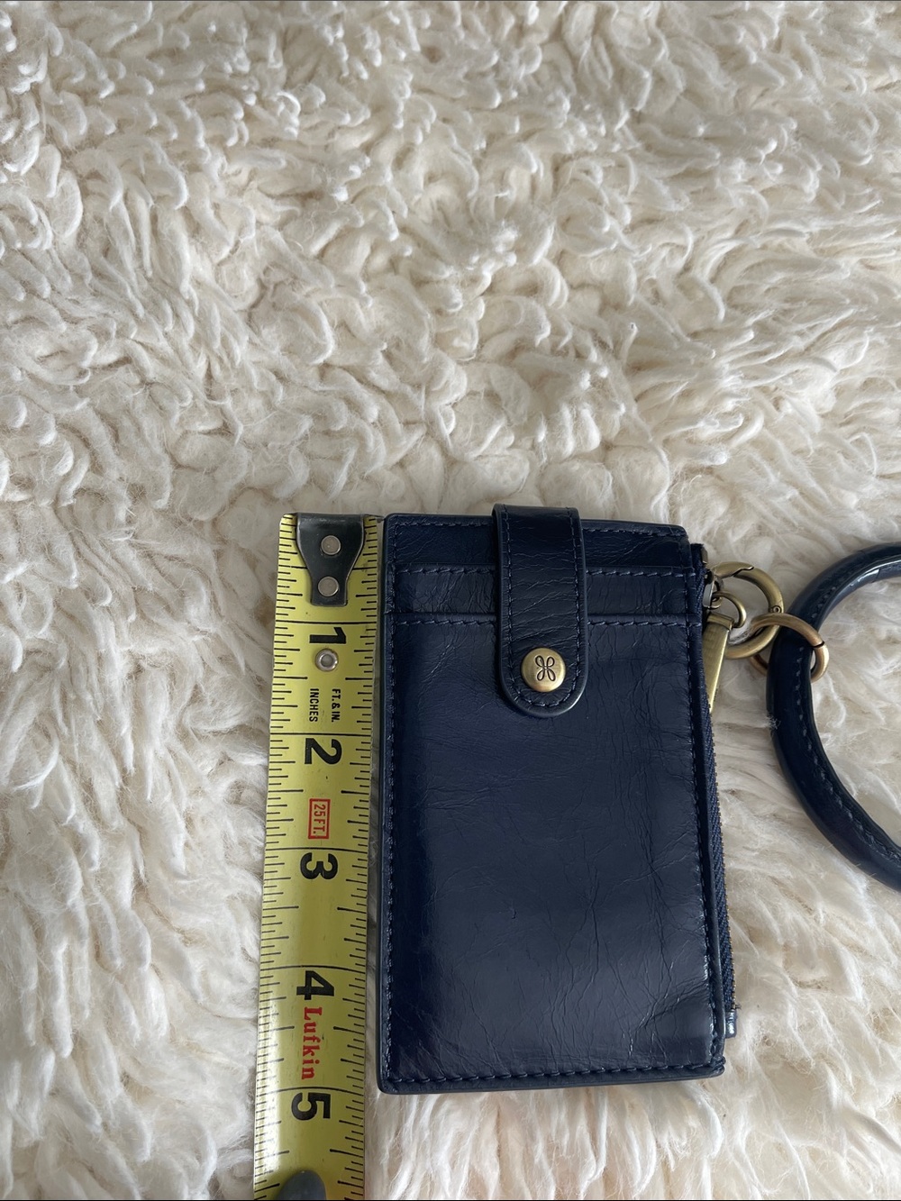HOBO Navy Leather Bangle Wristlet Wallet - Picture 5 of 6